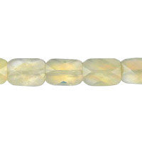 Pineapple Quartz Faceted Rectangle