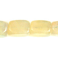 Pineapple Quartz Glass Smooth Nugget Beads, 16-Inch Strand, Jewelry Making Supplies