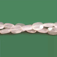 Rose Quartz Faceted Rectangle