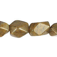 Coffee Quartz Nugget Faceted Beads, 16-Inch Strand, Beads for Jewelry Making