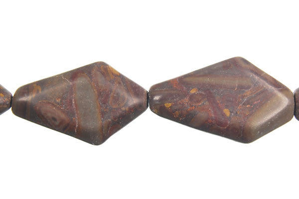 Golden Jasper Diamond Nugget Beads, 16-Inch Strand, Beads for Jewelry Making