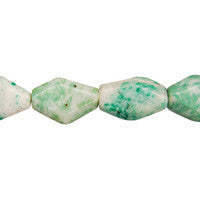 Tree Agate Diamond Nugget Beads, 16-Inch Strand, Jewelry Making Supplies