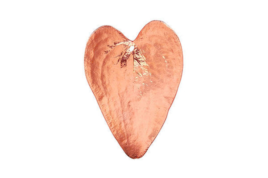 Copper Plated Prickly Ivy Pendant, 40-45mm