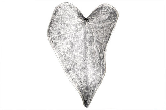 Sterling Silver Prickly Ivy Pendant, 50-55mm, 1 Piece, Pendant for Jewelry Making