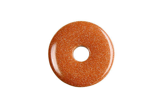 Pendant Gold Stone Donut