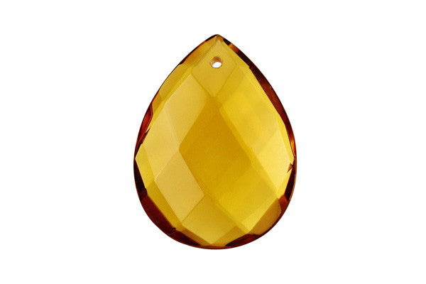 Pendant Champagne Quartz Faceted Flat Briolette