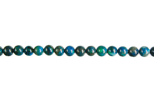 Azurite Round Beads