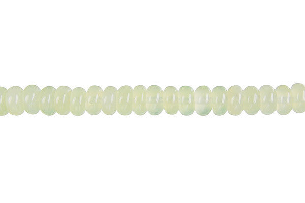 New Jade Rondelle Light Beads, 16-Inch Strand, Beads for Jewelry Making