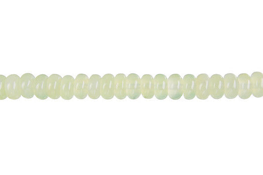New Jade Rondelle Light Beads, 16-Inch Strand, Beads for Jewelry Making