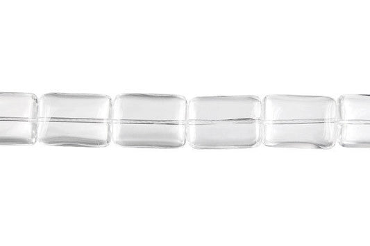Rock Crystal Flat Rectangle (A) Beads