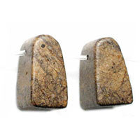 Picasso Jasper Mailbox Pendant, 16x25mm, 2 Pieces, Pendant for Jewelry Making