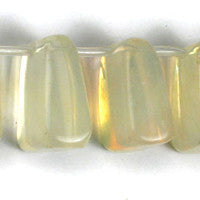 Pineapple Quartz Rectangle Pendant, 16x25mm, 2 Pieces, Pendant for Jewelry Making