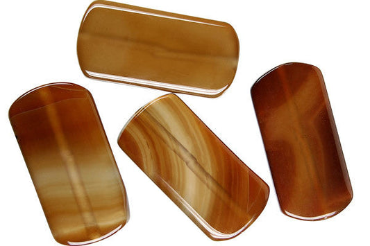 Pendant Sardonyx (Coffee) Fancy Rectangle