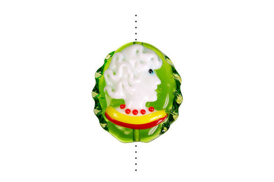 Pendant Murano Foil Glass Cameo (YH04)