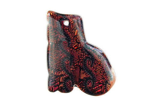 Pendant Dichroic Glass Cat (VR-21)