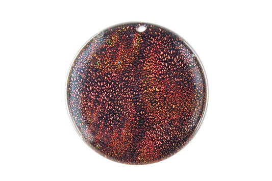 Pendant Dichroic Glass Coin (VR-07)