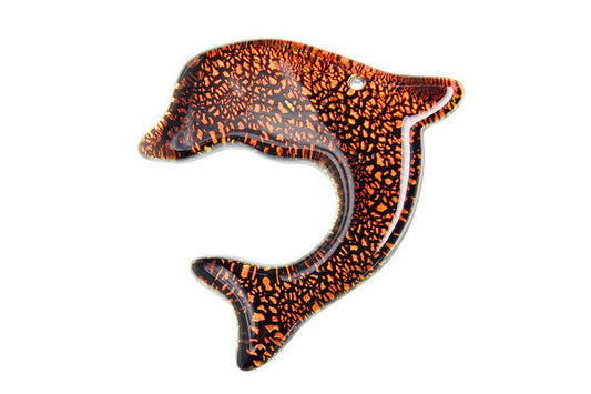 Pendant Dichroic Glass Dolphins (VR-18)