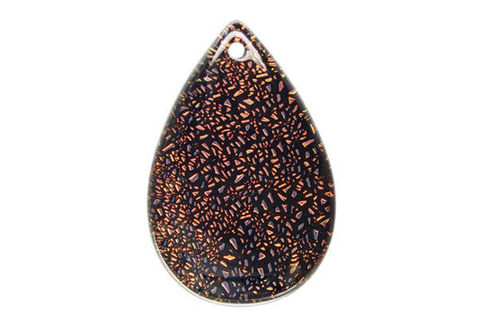 Pendant Dichroic Glass Flat Briolette (VR-18)