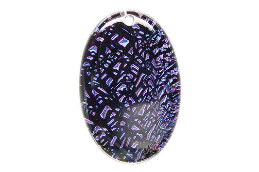 Pendant Dichroic Glass Flat Oval (VR-20)