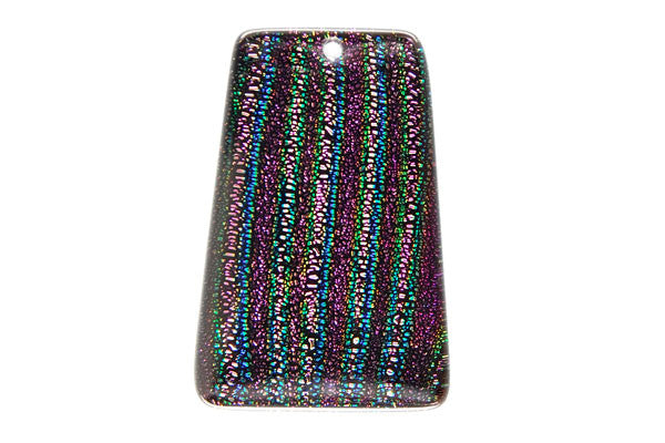 Dichroic Glass Pendants: Flat Oval, Briolette & Coin & More - 120 Styles