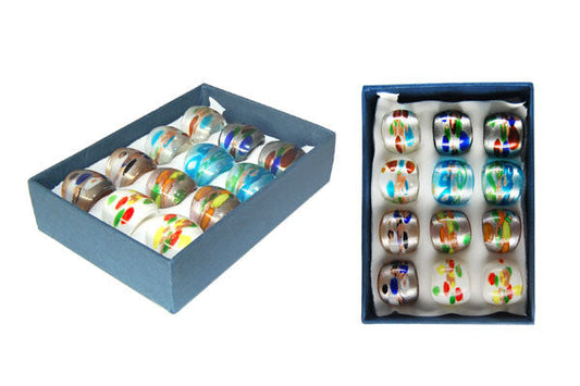 Murano Foil Glass Ring (RF)