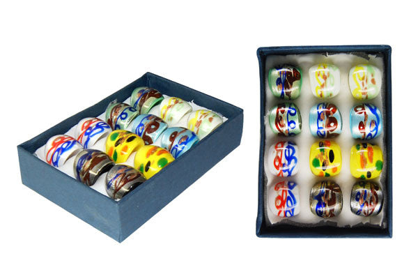 Murano Foil Glass Ring