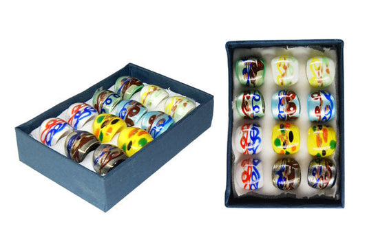 Murano Foil Glass Ring