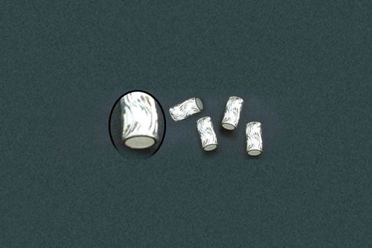 Sterling Silver S Cut Tubing, 4.0x9.0mm