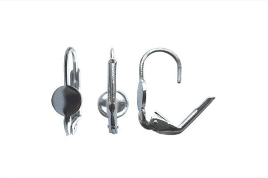 Platinum-Plated Copper Exchangeable Ear Wire, 10x27mm