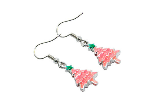 Silver-Plated Christmas Tree (Pink)
