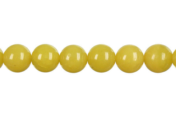 Olive Jade Round Beads, 16-Inch Strand, Beads for Jewelry Making