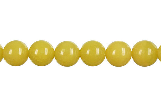 Olive Jade Round Beads, 16-Inch Strand, Beads for Jewelry Making