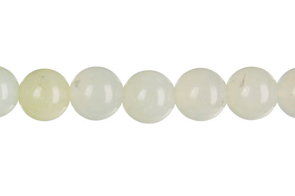 New Jade Round Light Beads, 16-Inch Strand, Beads for Jewelry Making