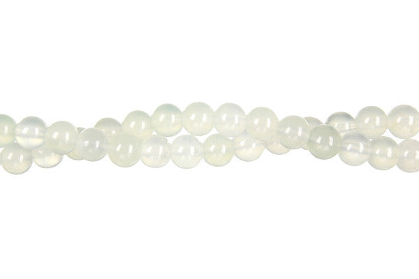 New Jade Round Light Beads, 16-Inch Strand, Beads for Jewelry Making