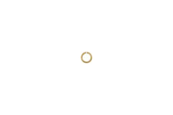 14K Gold 4mm Jump Ring, 24-Gauge, Jewelry Making Supplies