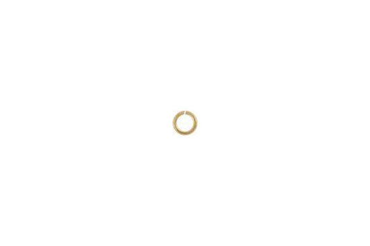 14K Gold 4mm Jump Ring, 24-Gauge, Jewelry Making Supplies