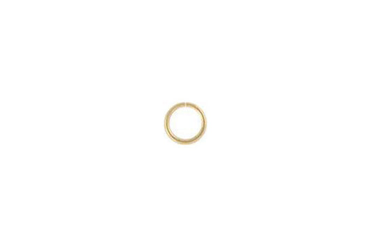 14K Gold 6mm Jump Ring, 22-Gauge, Jewelry Making Supplies