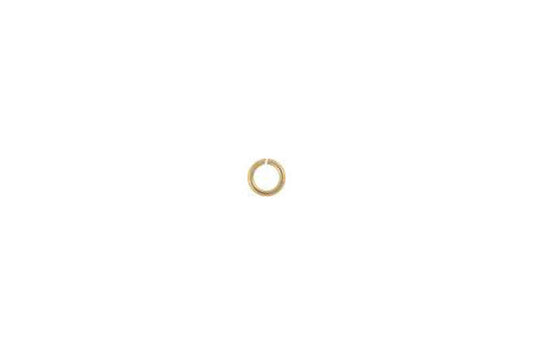 14K Gold 5mm Jump Ring, 24-Gauge, Jewelry Making Supplies