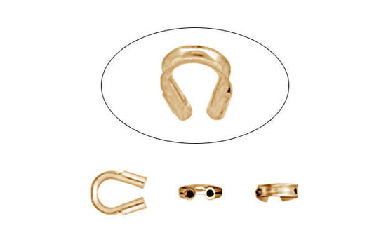 Gold Filled Wire Guard, 17-Gauge .043" Hole