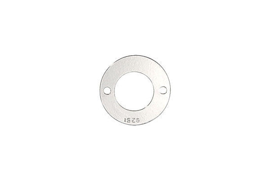 Sterling Silver Open Circle Double Hole Link, 13.5mm