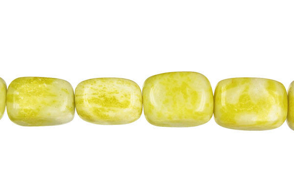 Lemon Jade Smooth Nugget a Beads, 16-Inch Strand, Beads for Jewelry Making