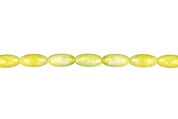 Lemon Jade Rice a Beads, 16-Inch Strand, Beads for Jewelry Making