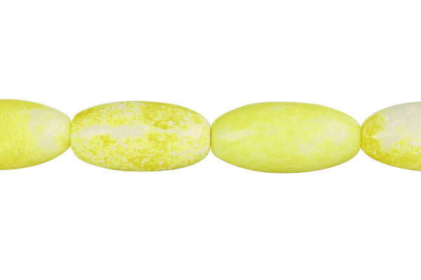 Lemon Jade Rice a Beads, 16-Inch Strand, Beads for Jewelry Making