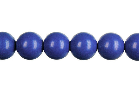 Lapis Dyed Round Beads, 16-Inch Strand, Beads for Jewelry Making