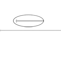 Sterling Silver 22-Gauge Head Pin, 2"