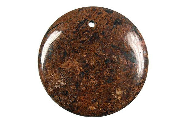 Pendant Bronzite Coin