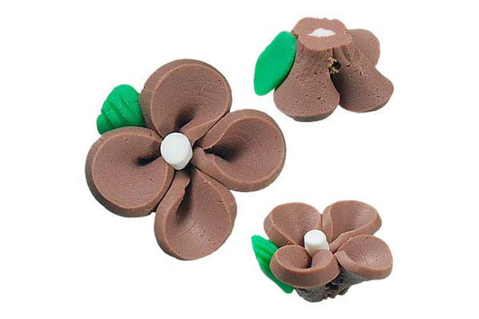 Polymer Clay Flower Pendant, 12x12mm, 10 Pieces, Jewelry Making Supplies