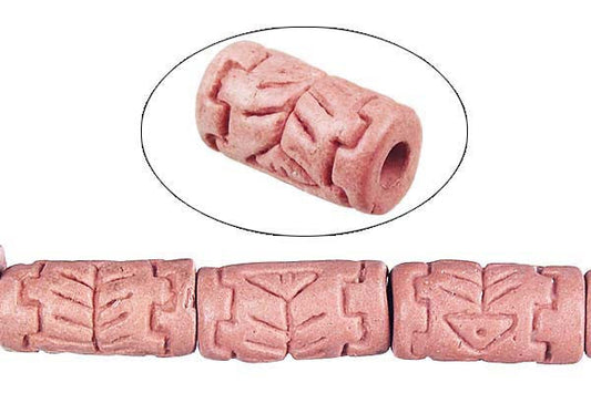 Polymer Clay Tube Beads, 16-Inch Strand, Jewelry Making Supplies