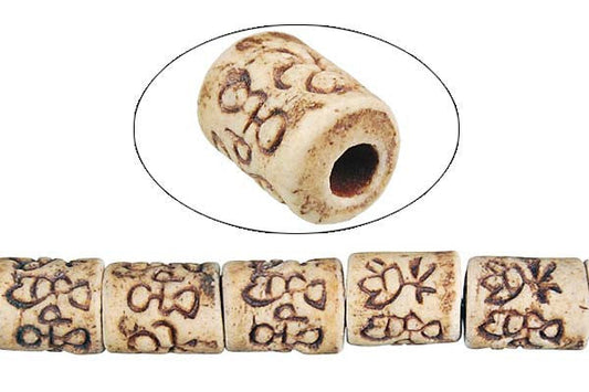 Polymer Clay Tube Beads, 16-Inch Strand, Jewelry Making Supplies