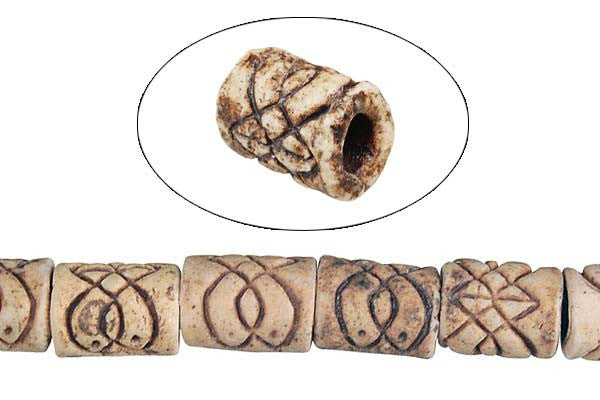 Polymer Clay Tube Beads, 16-Inch Strand, Jewelry Making Supplies